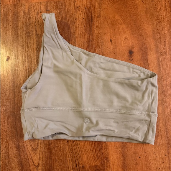 Lululemon Align Asymmetrical One Shoulder Sports Bra Riverstone 6 - Picture 4 of 5